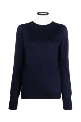 Svart Elegant Ulltröja