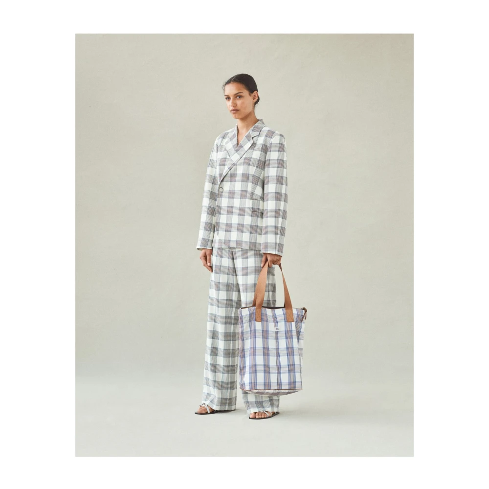 BAUM UND PFERDGARTEN Geruite Blazer Oversized Modieus Stijlvol Multicolor Dames