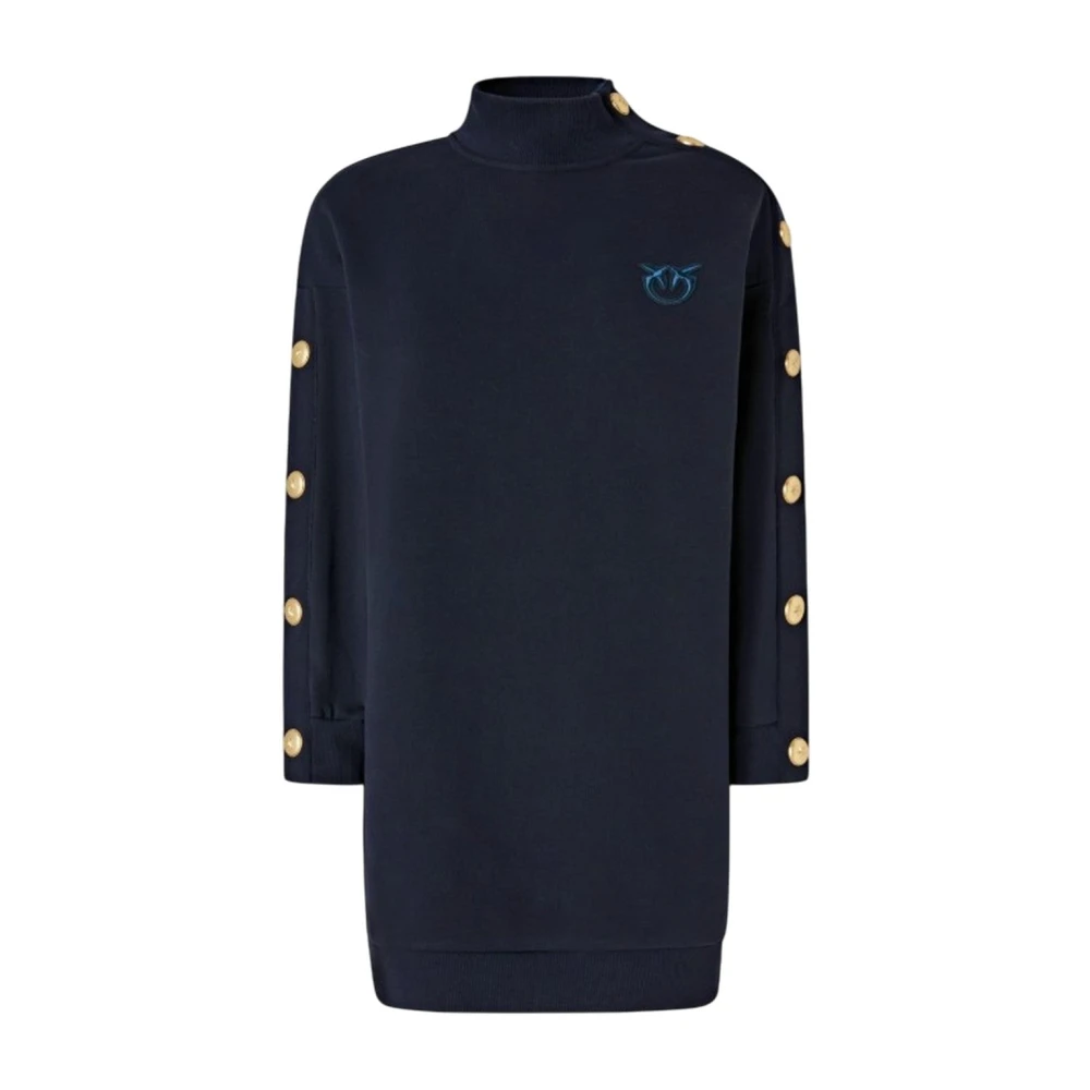 Pinko Women's Blue Long Knitwear, M, Muesli Maxi Jumper
