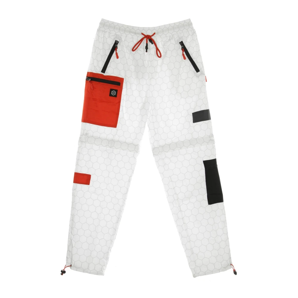 Dolly Noire Aanpasbare Trainingsbroek in Wit Rood Zwart Multicolor Heren