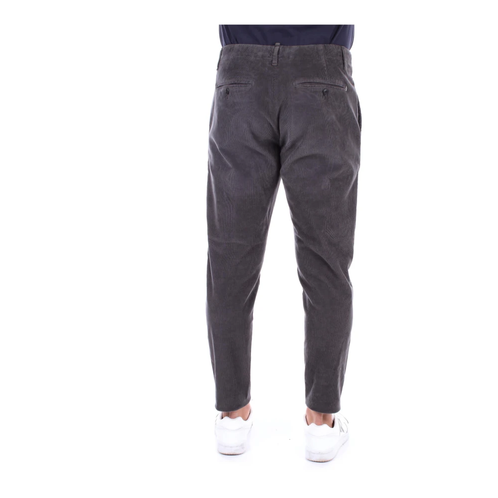 Dondup Grijze Broek met Logo en Zakken Gray Heren