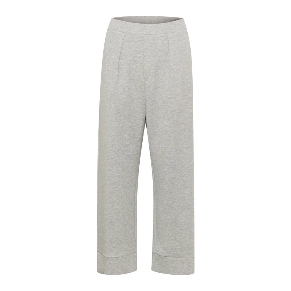 InWear Granite Melange Sweatpants Straight Leg Stijl Gray Dames