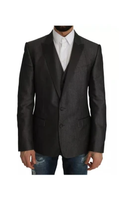 Kostymjacka i slim fit-modell