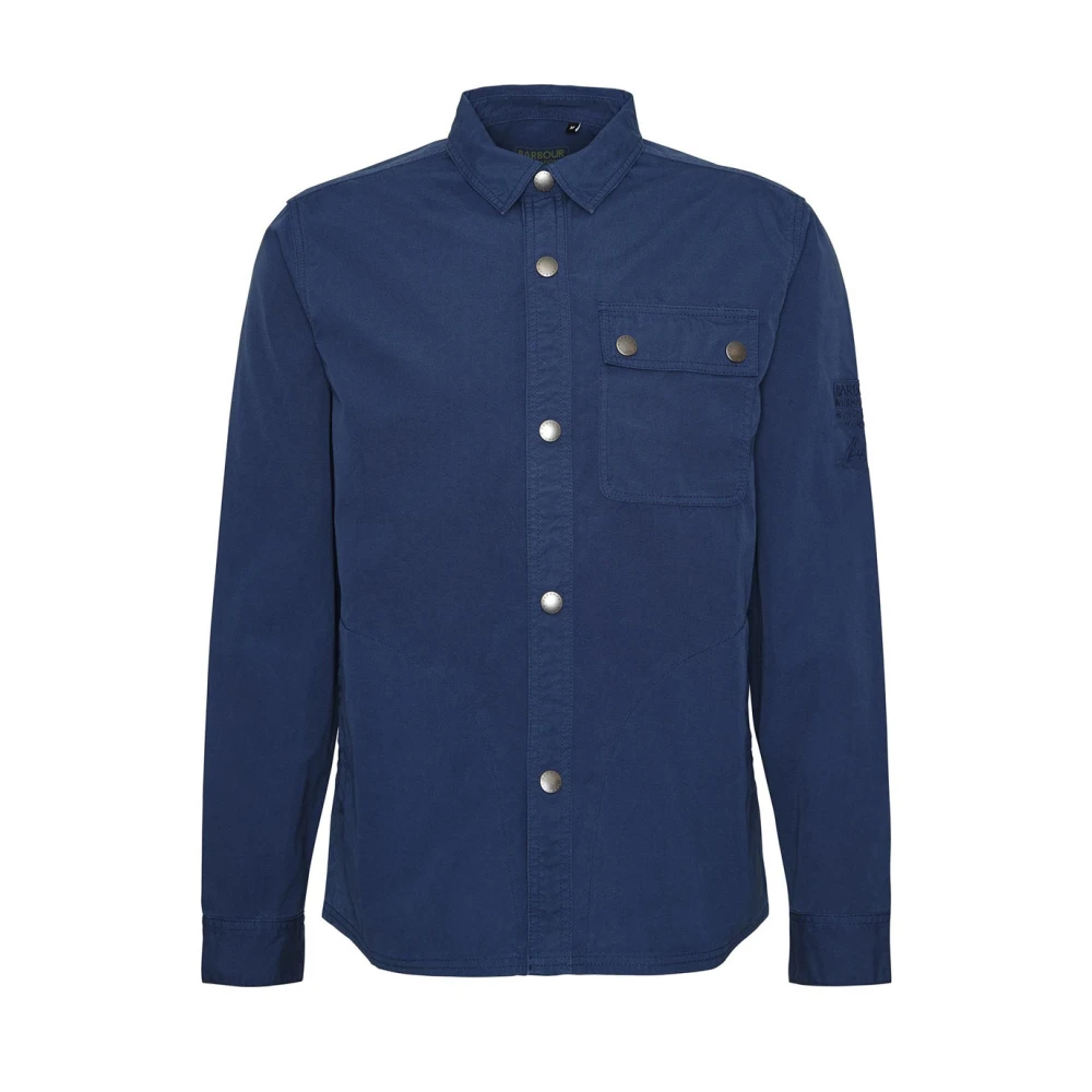 Barbour Casual Shirts Blue Heren