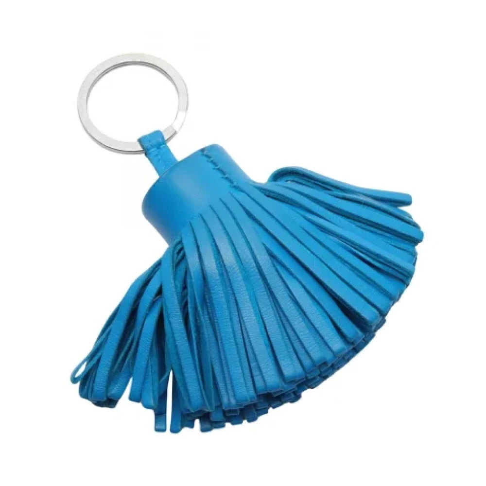 Hermès Vintage Pre-owned Fabric key-holders Blue Dames