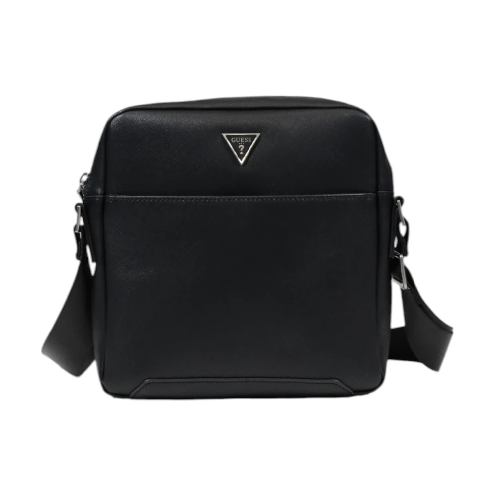 Guess Lente Zomer Middelgrote Tassen Collectie Black Heren