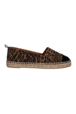 Espadriller med leopardmönster