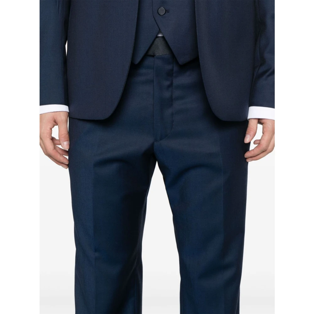 Tagliatore Jurken Blauw Blue Heren