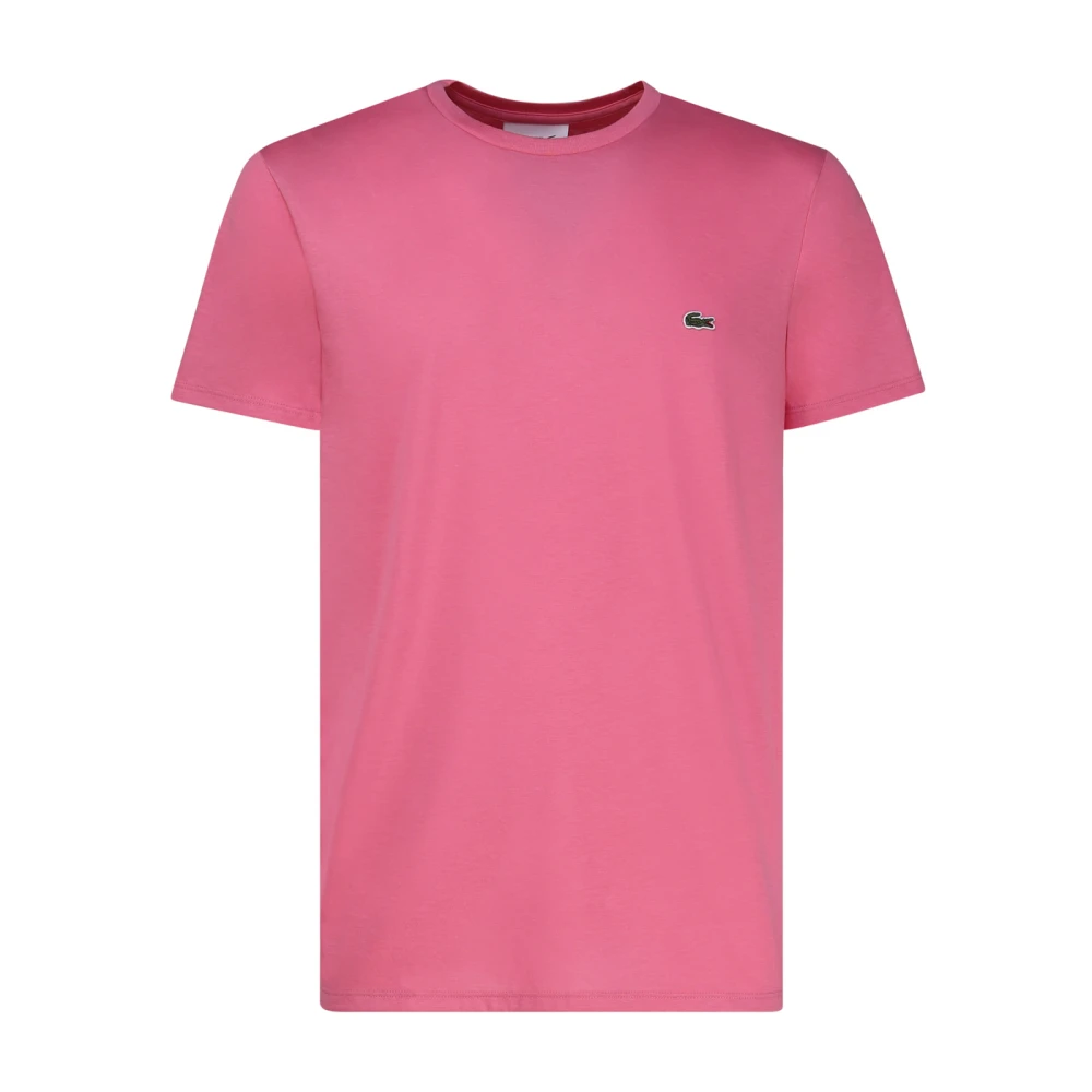 Lacoste T-Shirts Pink, Herr