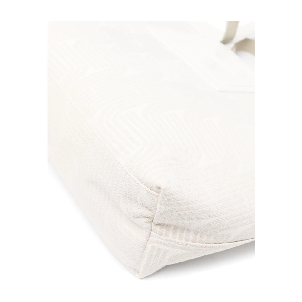 Lancel Snow Tote Tas White Dames