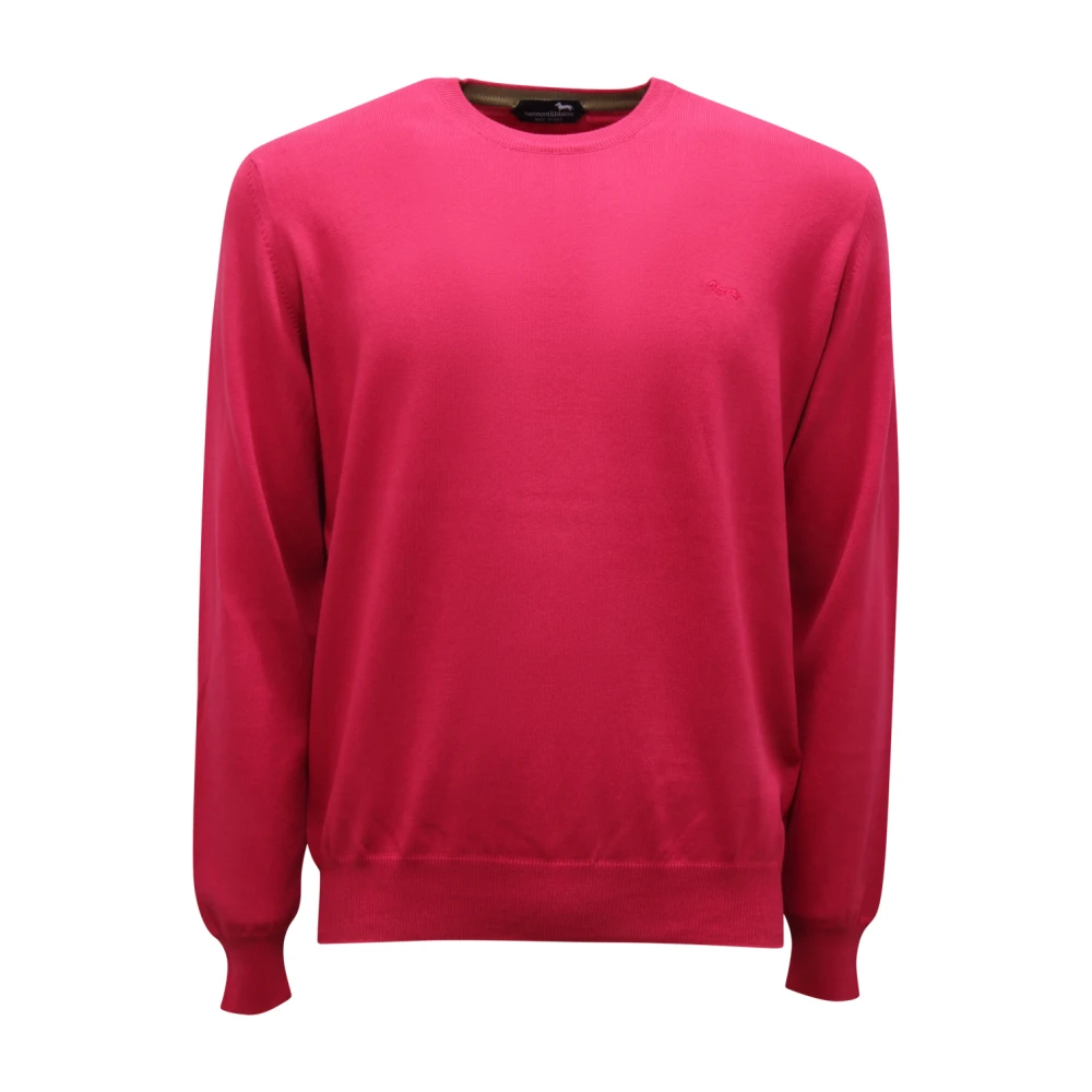 Harmont & Blaine Men's Pink Round-Neck Knitwear, M, Hrn018 030075 Jumper