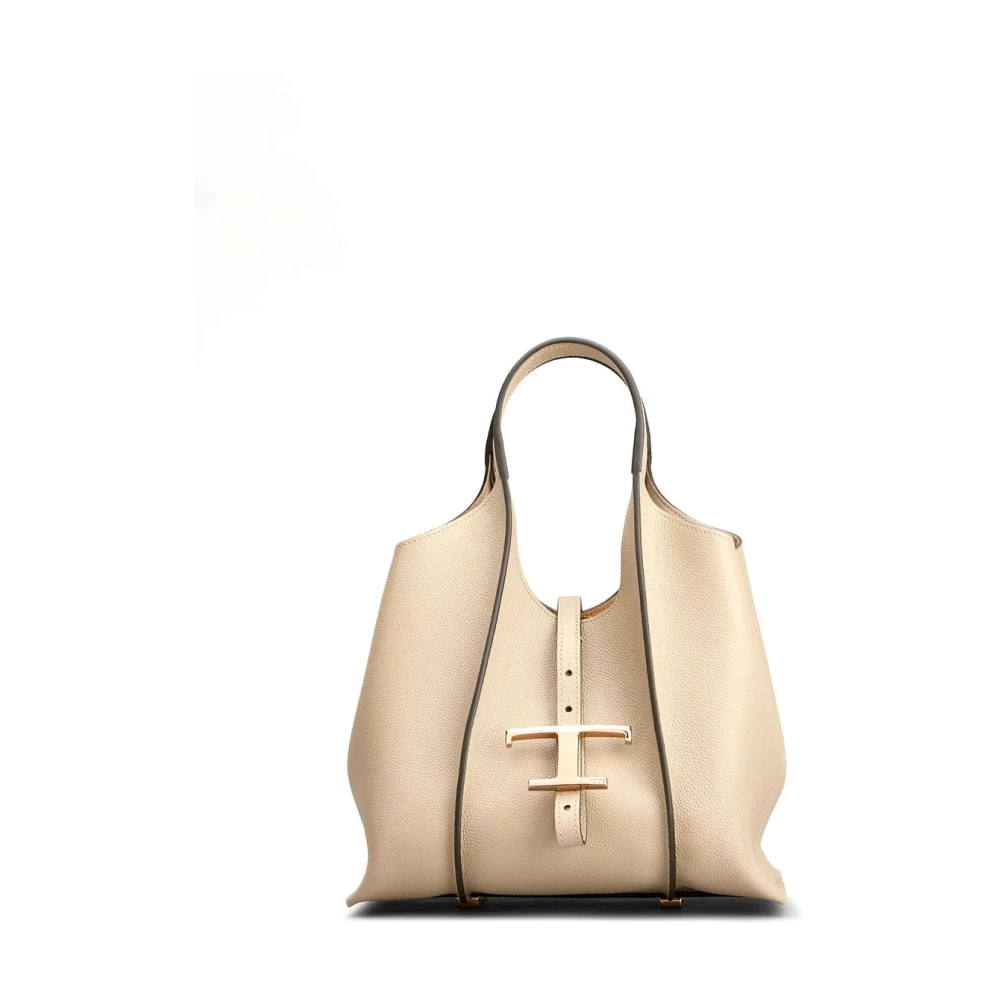 TOD'S Stijlvolle Winkelzak Beige Dames