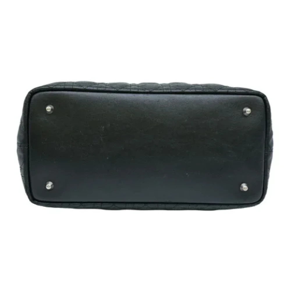Dior Vintage Pre-owned Canvas totes Black Dames