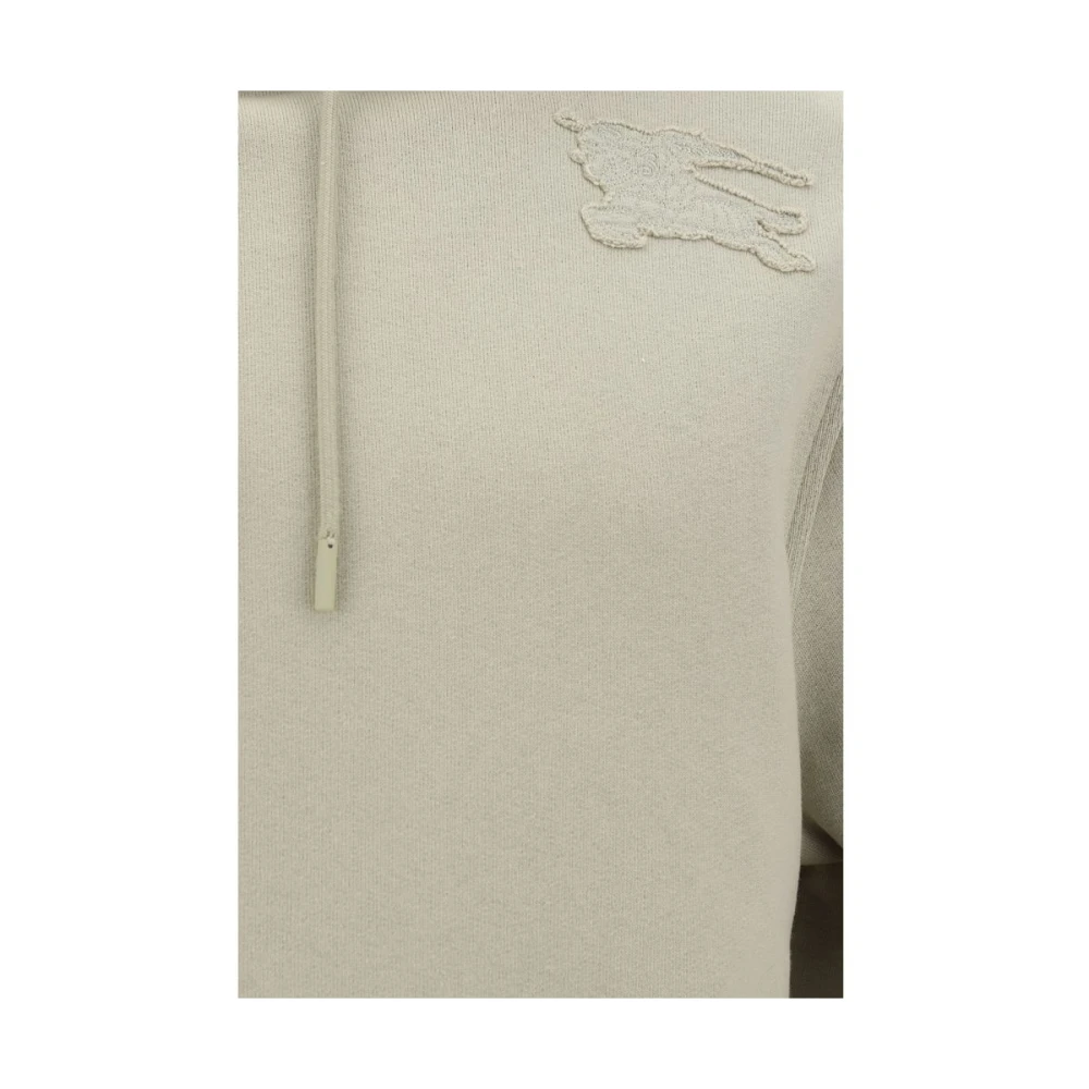 Burberry Hoodie van katoen met kangoeroezak Beige Heren