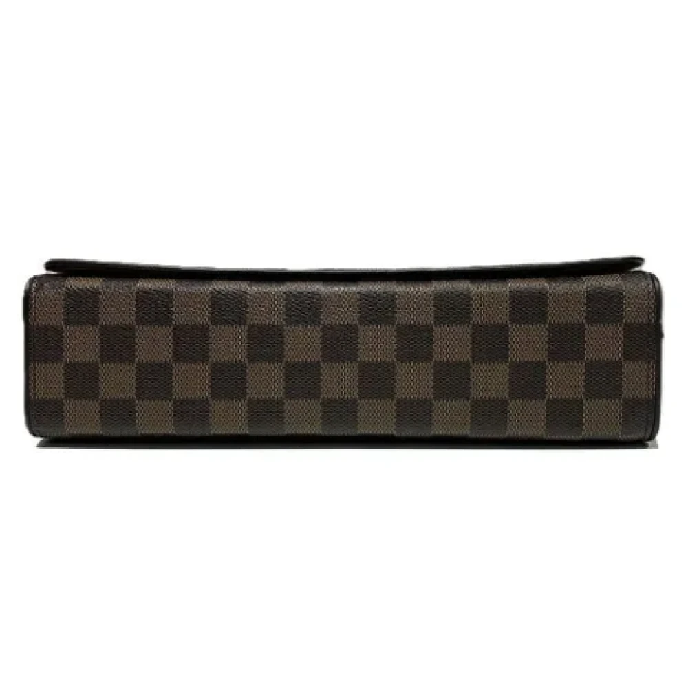 Louis Vuitton Vintage Pre-owned Fabric shoulder-bags Brown Dames