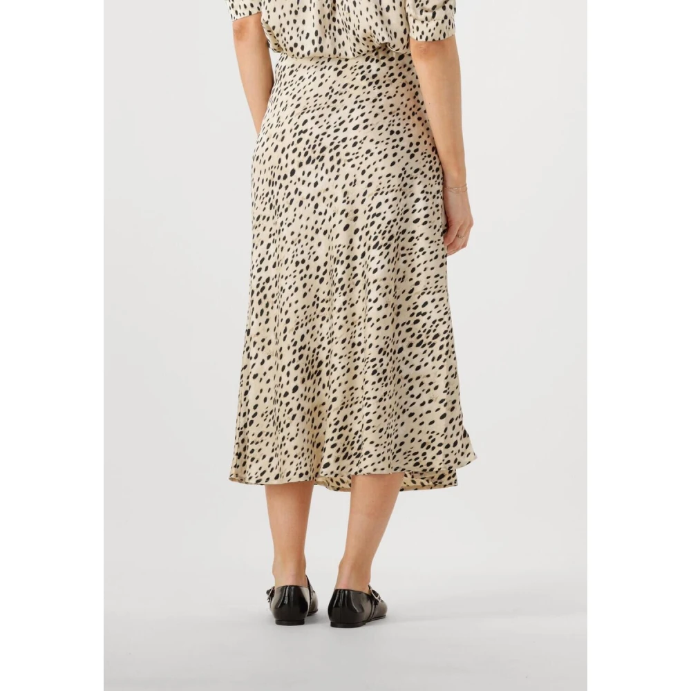 NEO NOIR Woestijnstip Rok Beige Dames