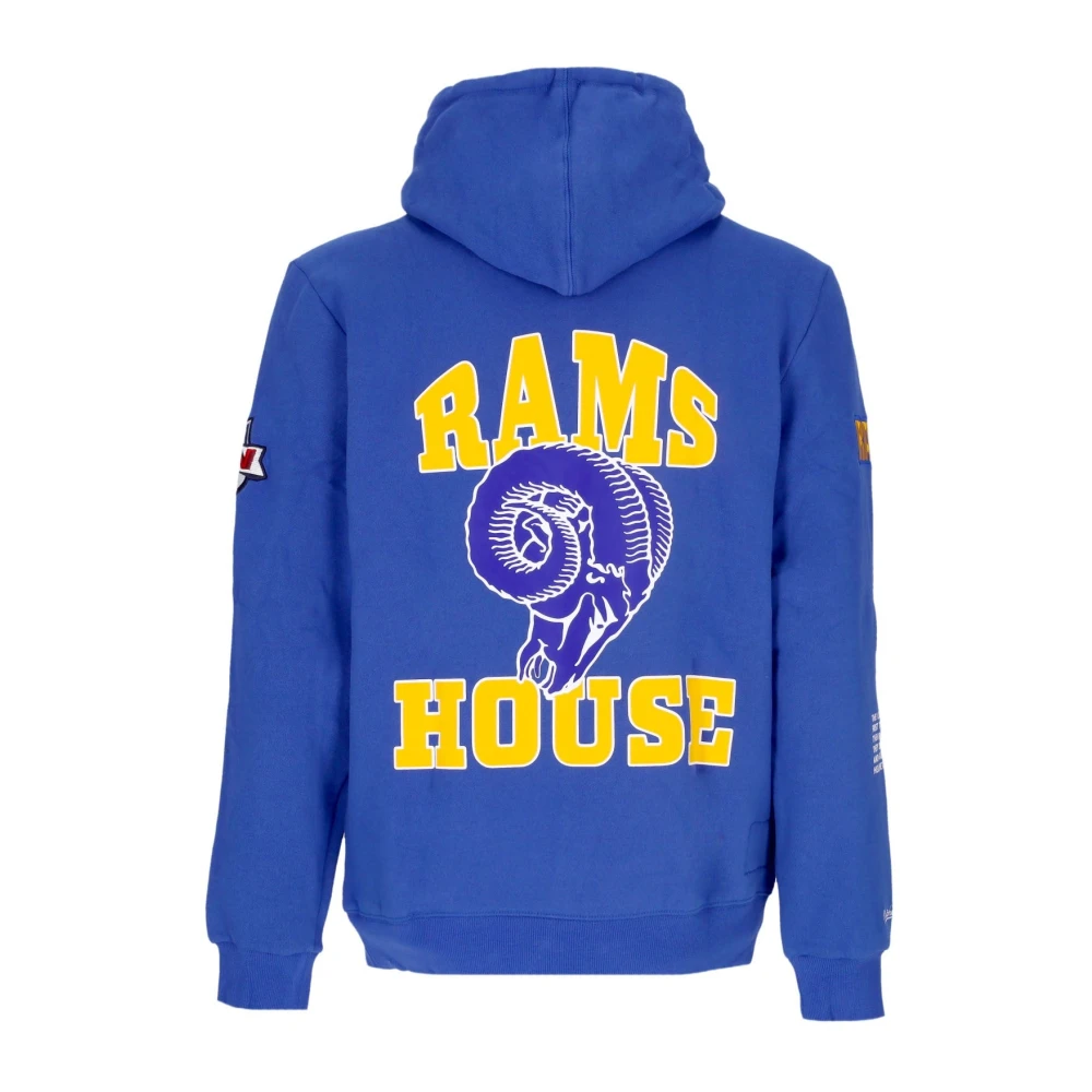 Mitchell & Ness Los Angeles Rams NFL Team Origins Hoodie Blue Heren