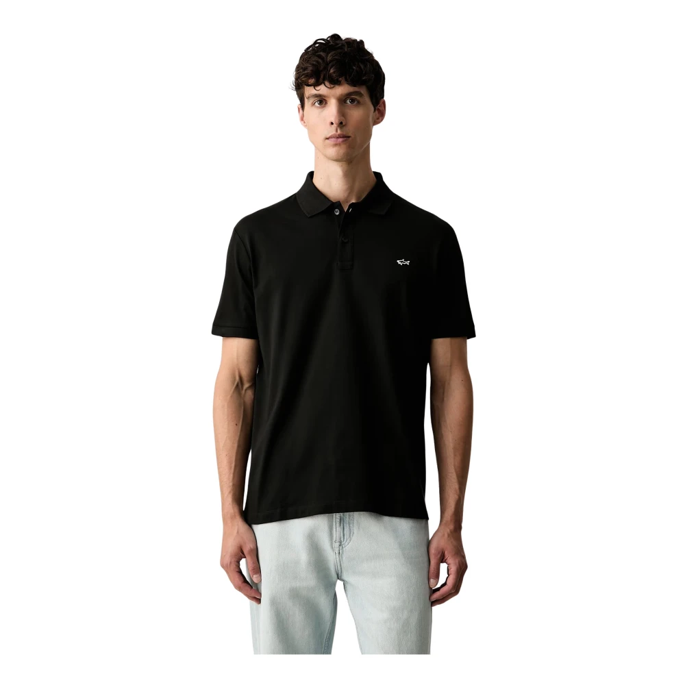 Paul & Shark Uomo Nero - Polo In Piquet Di Cotone - Tops - Xl - Immagine 3