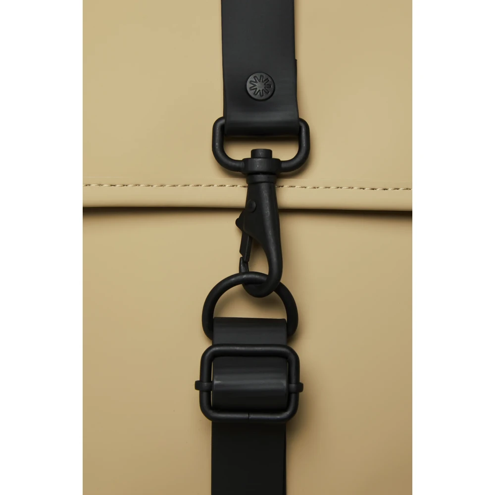 Rains Waterdichte Rugzak met Laptopvak Beige Dames