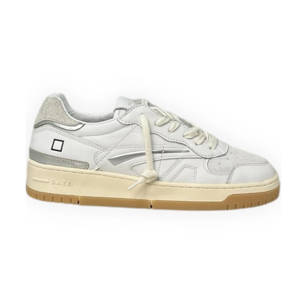 D.a.t.e. Calf Tournament Sneakers Dames Schoenen Wit