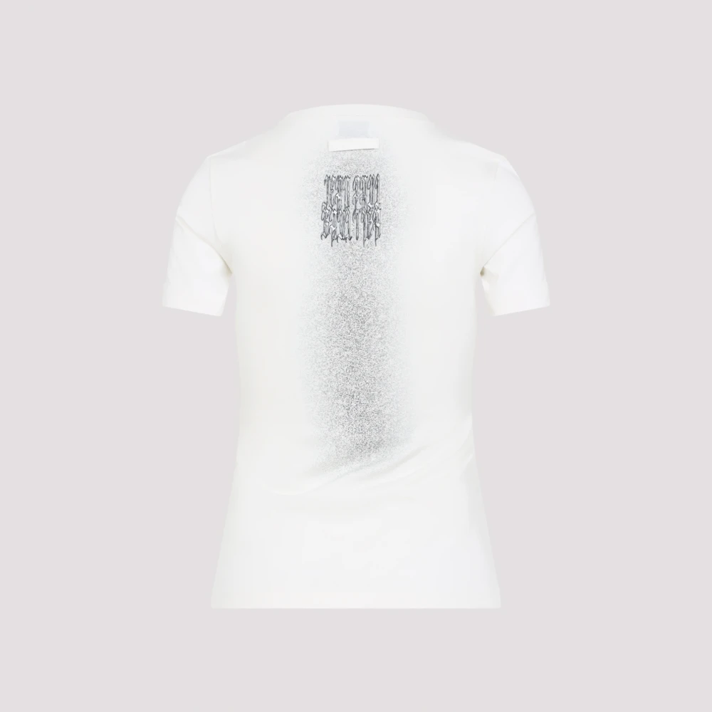 Jean Paul Gaultier Gedrukt Katoenen Baby T-shirt Tattoo White Dames