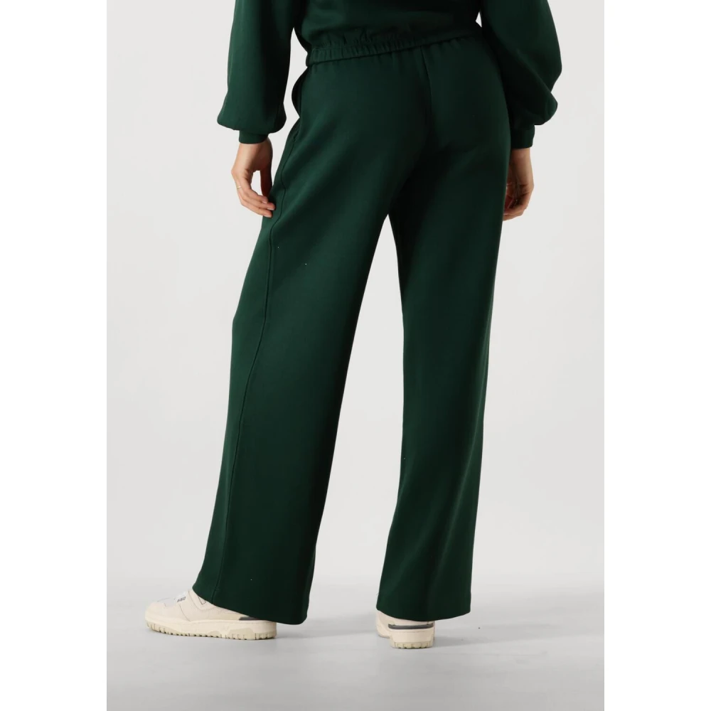 moss copenhagen Paarse Wijde Pijp Broek Chic Stijl Purple Dames