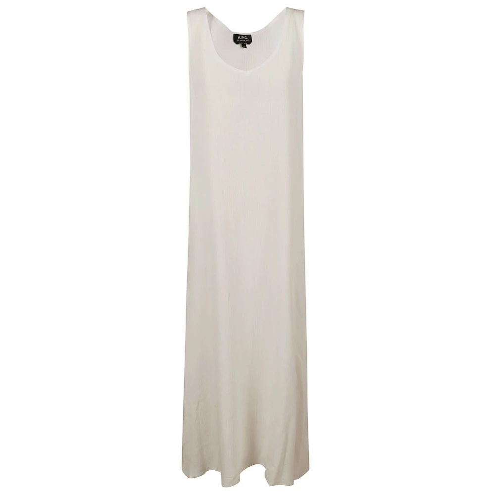 A.p.c. Elegant Lining Dress White Dames