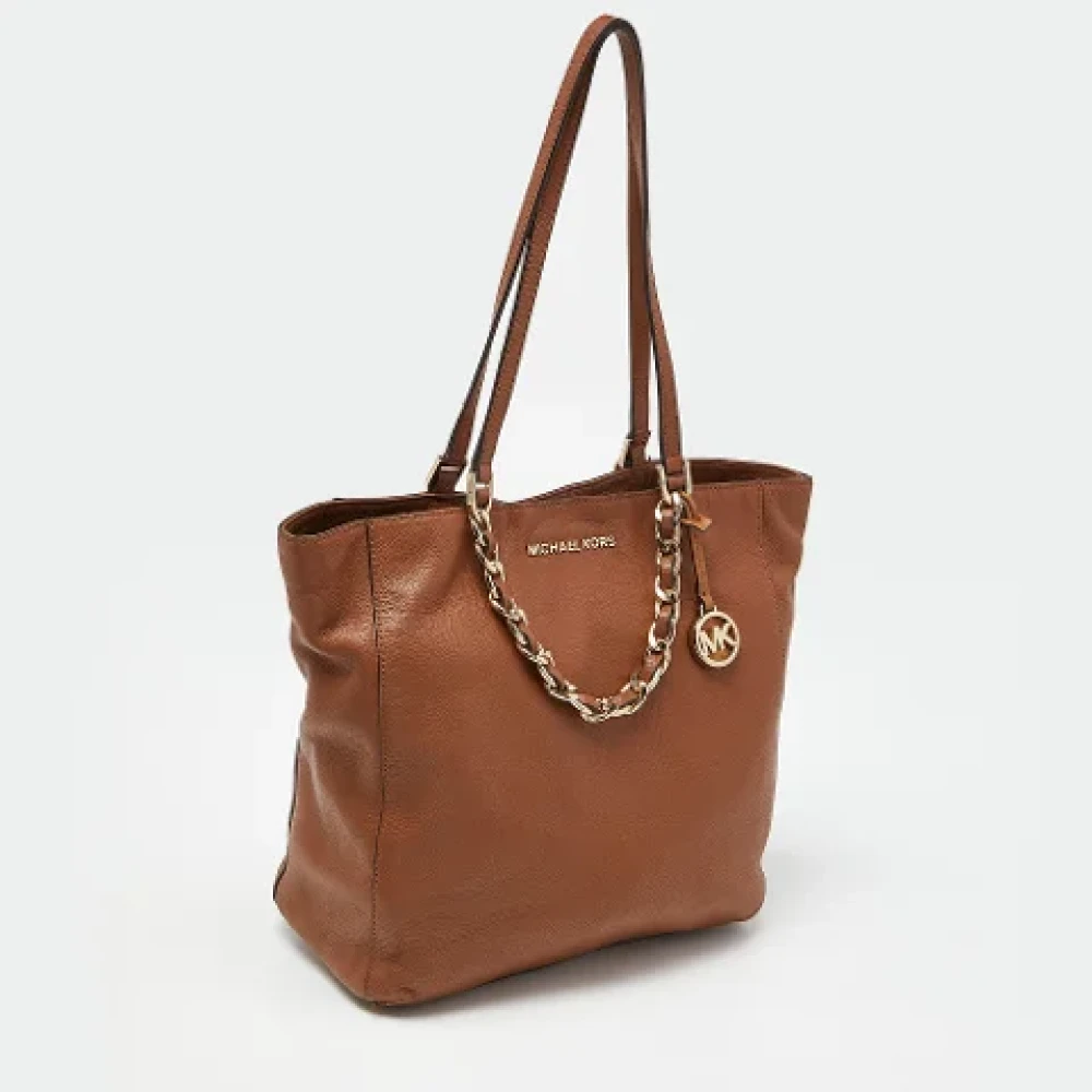 Michael Kors Pre-owned Leather totes Brown Dames