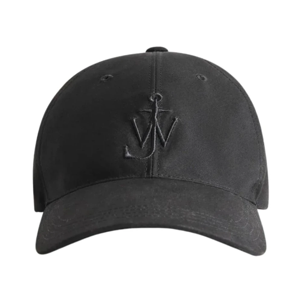 Jw Anderson Logo-Patch Baseball Cap - Female - Hats & Caps - Black - One Size - Accessories