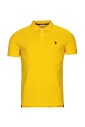 polo-jaune-manches-courtes