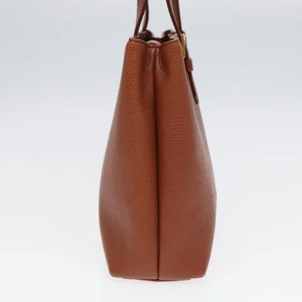 Burberry Vintage Pre-owned Leather handbags Brown Dames