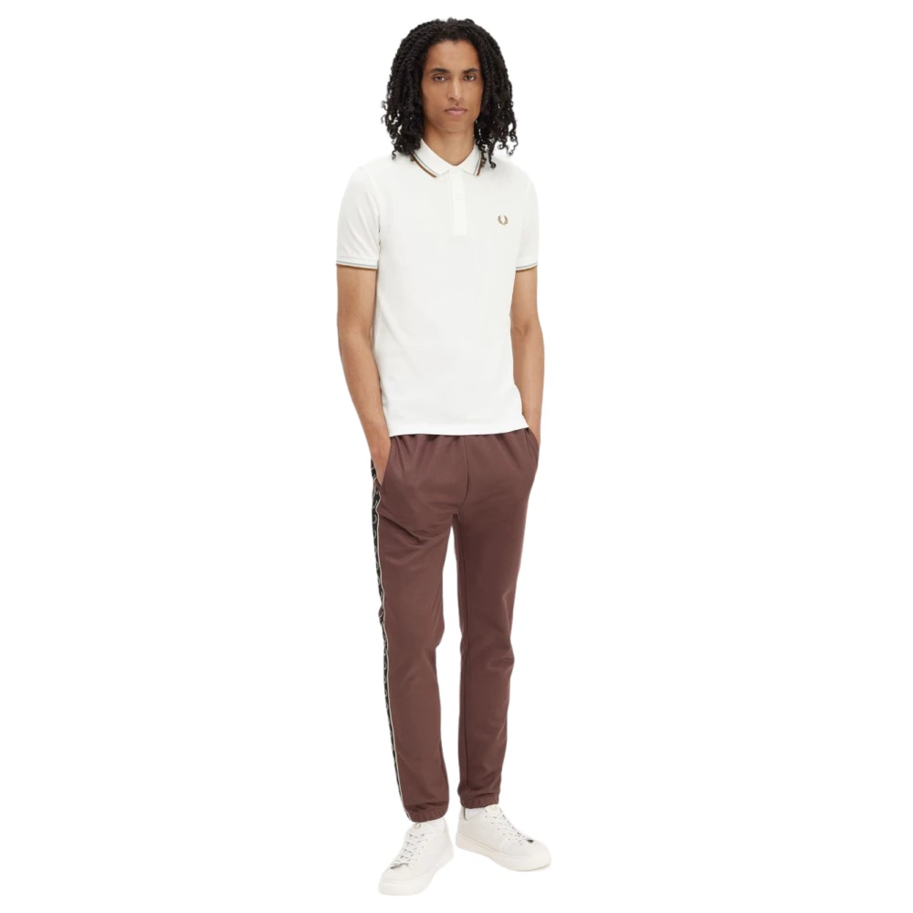 Fred Perry Klassiek Polo Shirt voor Mannen White Heren