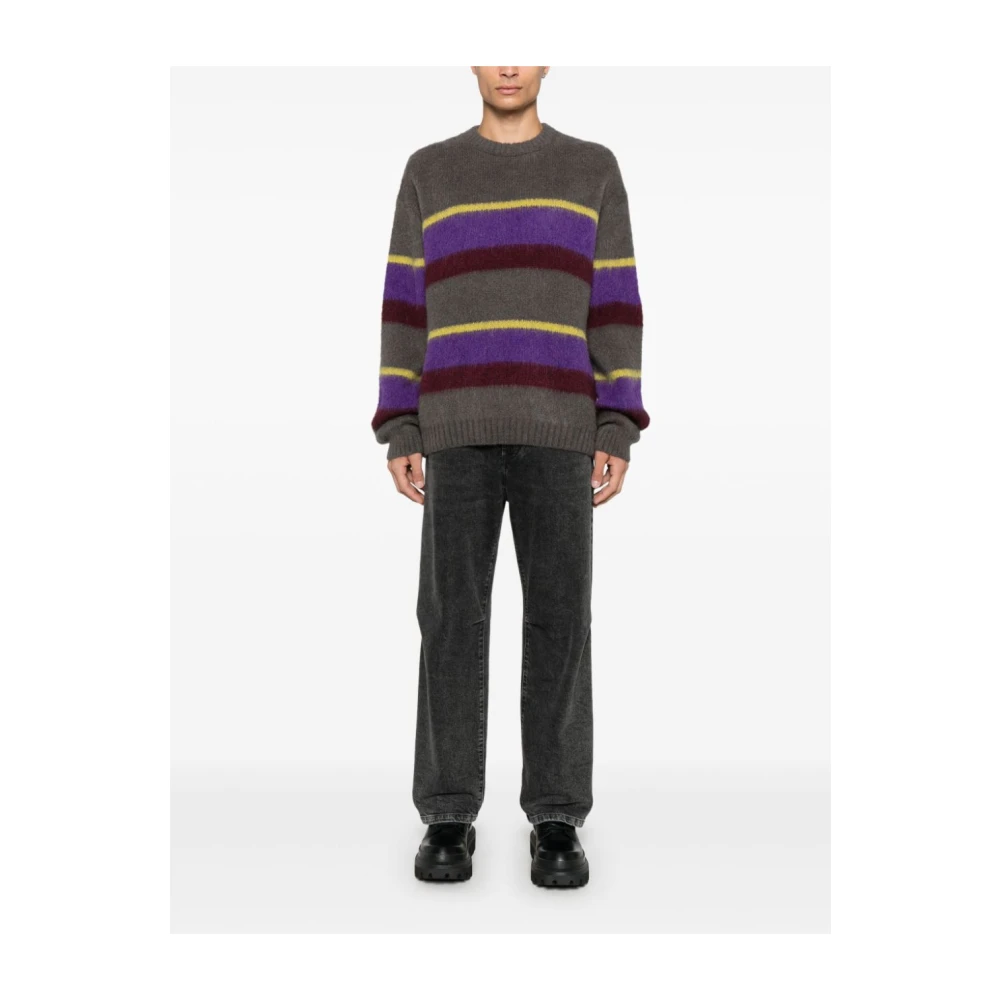 Carhartt WIP Gestreepte Middengewicht Gebreide Trui Multicolor Heren