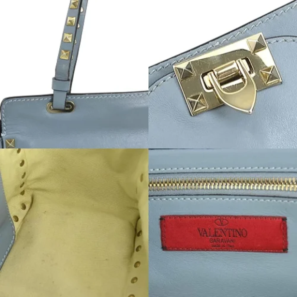 Valentino Vintage Pre-owned Fabric handbags Blue Dames