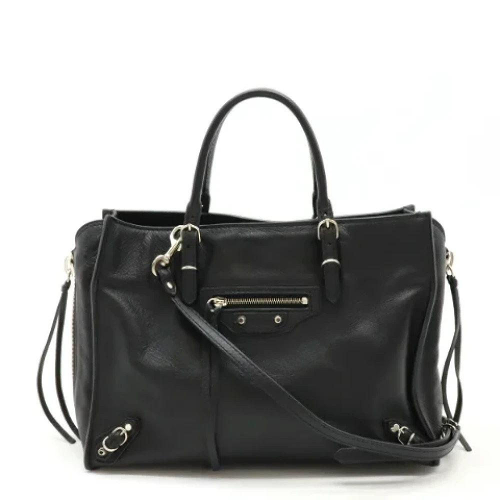 Balenciaga Vintage Pre-owned Leather balenciaga-bags Black Dames