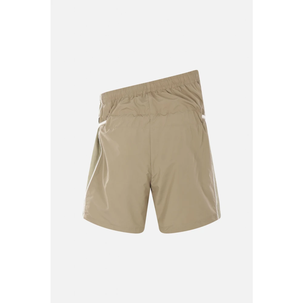 Magliano Nylon Shorts met Katoenen Zijbanden Beige Heren