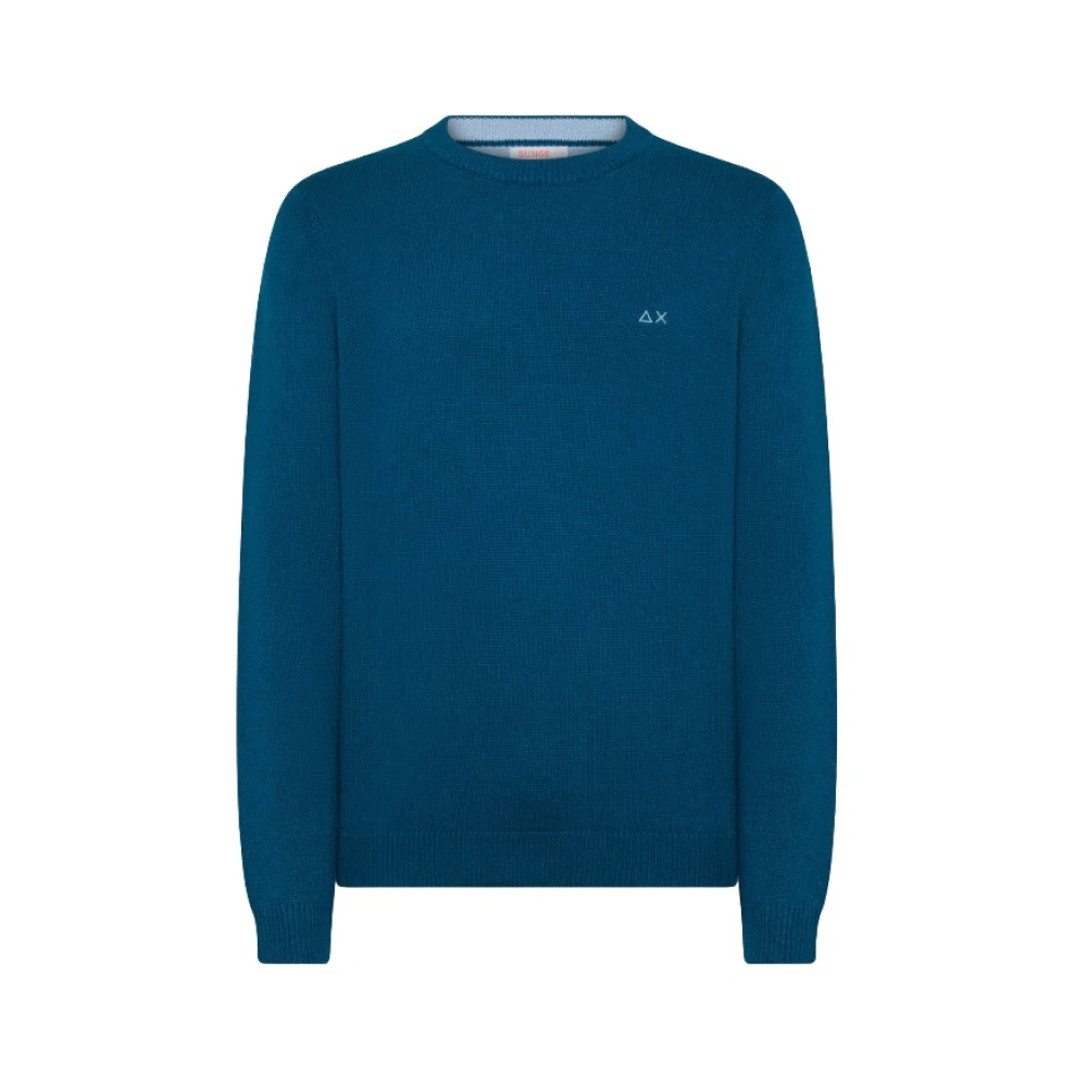 Sun68 Stijlvolle Breiwerk Collectie Blue Heren