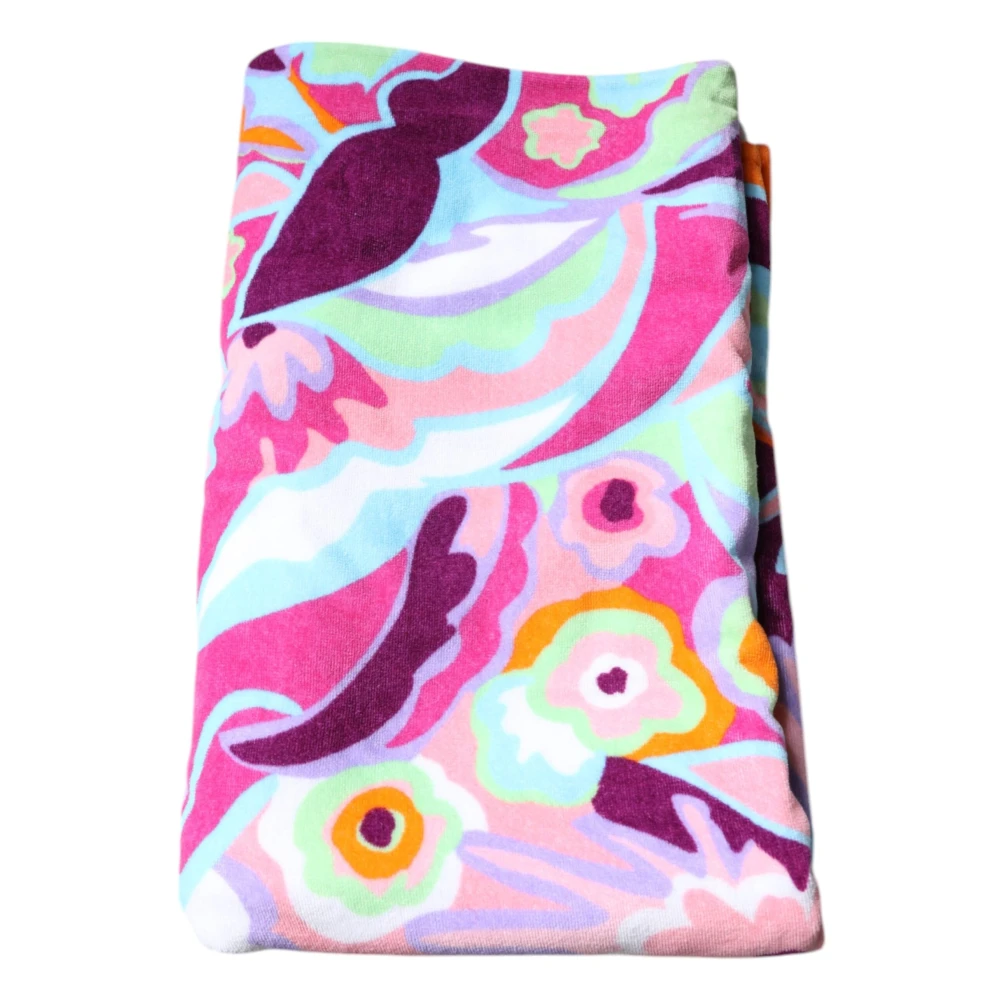 Dolce & Gabbana Vrouw Multicolor Home Dames, Veelkleurig, One Size, Katoen, Prachtig Strandlaken