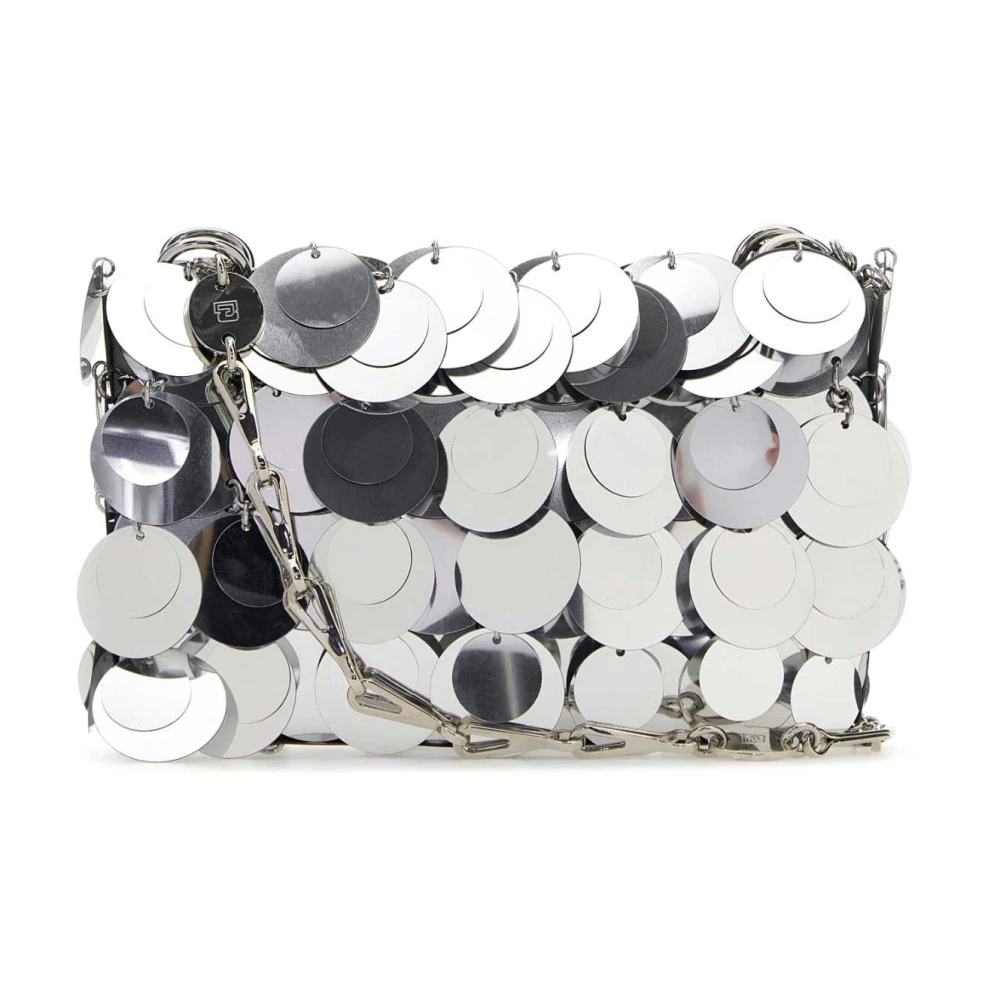 Paco Rabanne Paillet Nano Schoudertas Gray Dames