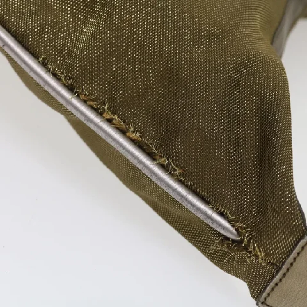 Gucci Vintage Pre-owned Canvas gucci-bags Yellow Dames