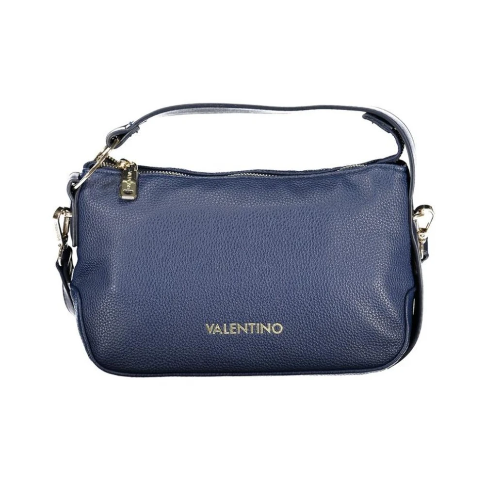 Valentino Blu Poliuretano Handbag - Female - Handbags - Blue - One Size - Bags