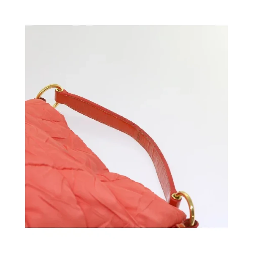 Prada Vintage Pre-owned Fabric handbags Orange Dames