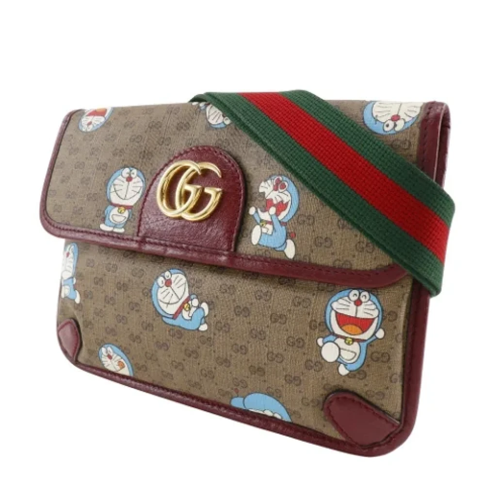 Gucci Vintage Pre-owned Canvas gucci-bags Brown Dames