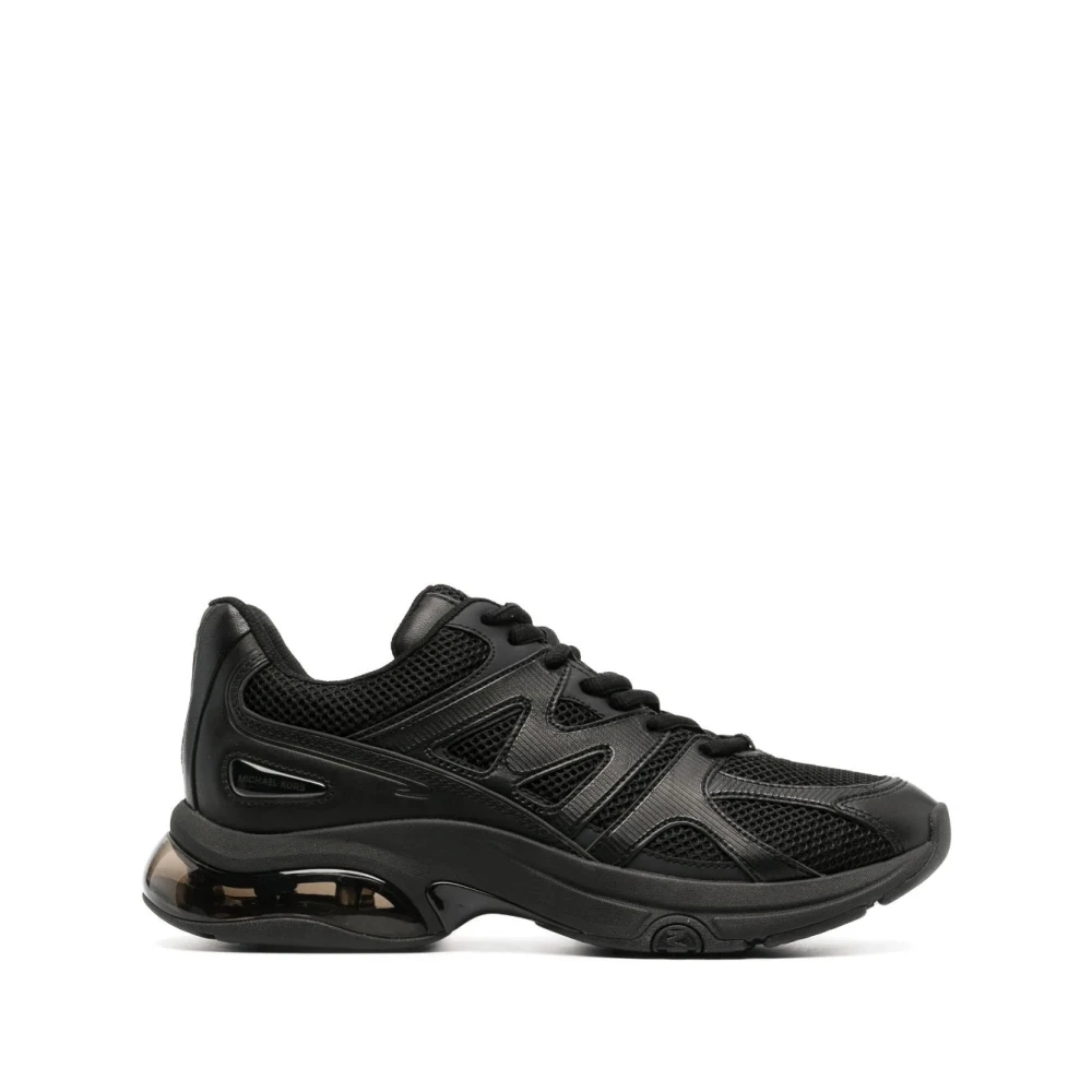 Michael Kors Kit Extreme Mesh en Lederen Sneaker Heren Schoenen Zwart