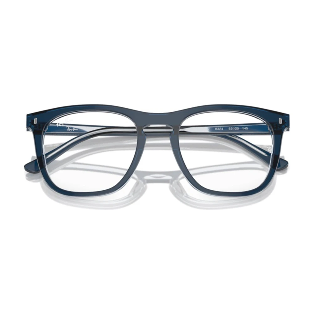 Ray-Ban Vierkante Lock Bridge Zonnebril Blue Unisex