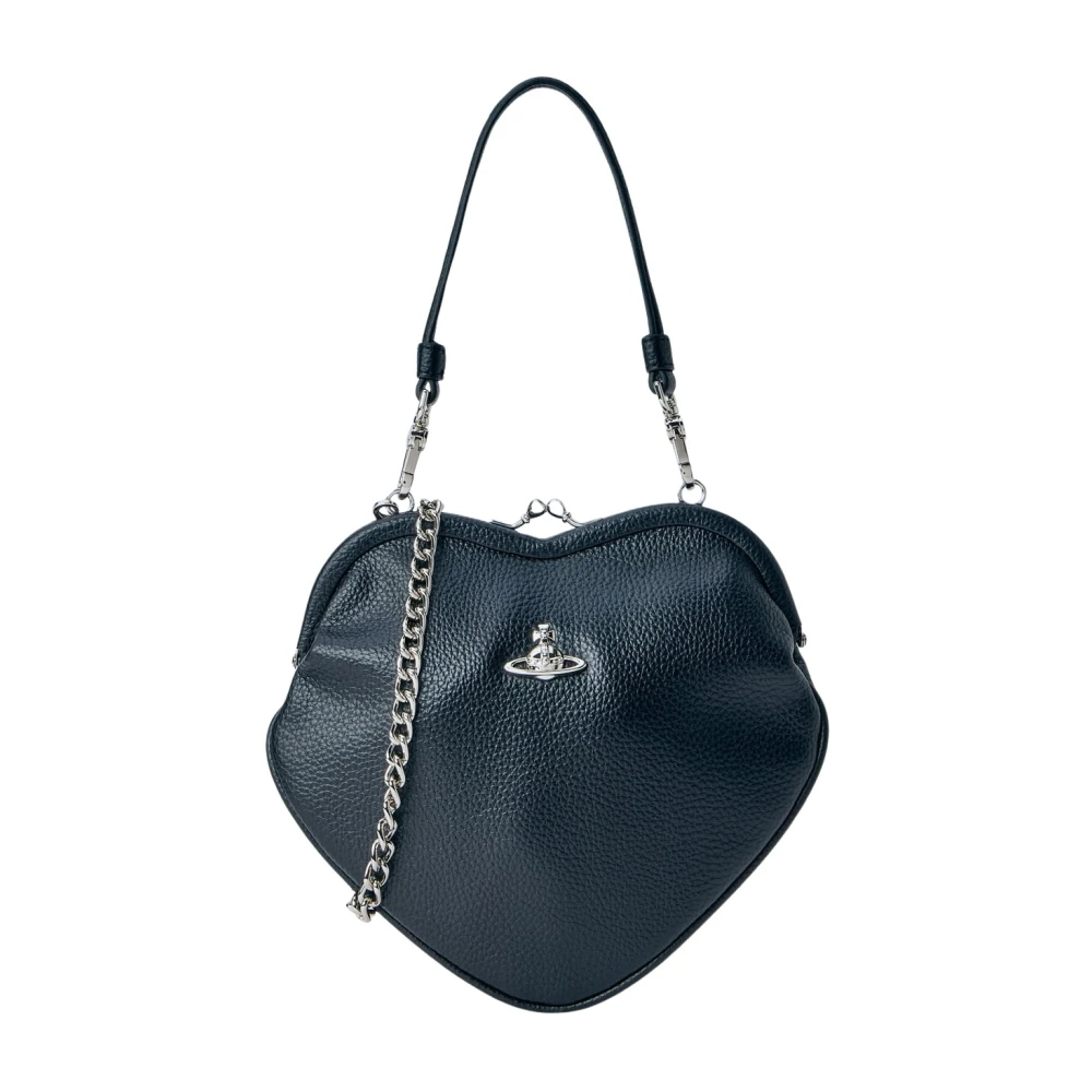 Vivienne Westwood Women's Black Belle Heart Frame Purse - Woman Clutch Bags One Size - Image 4