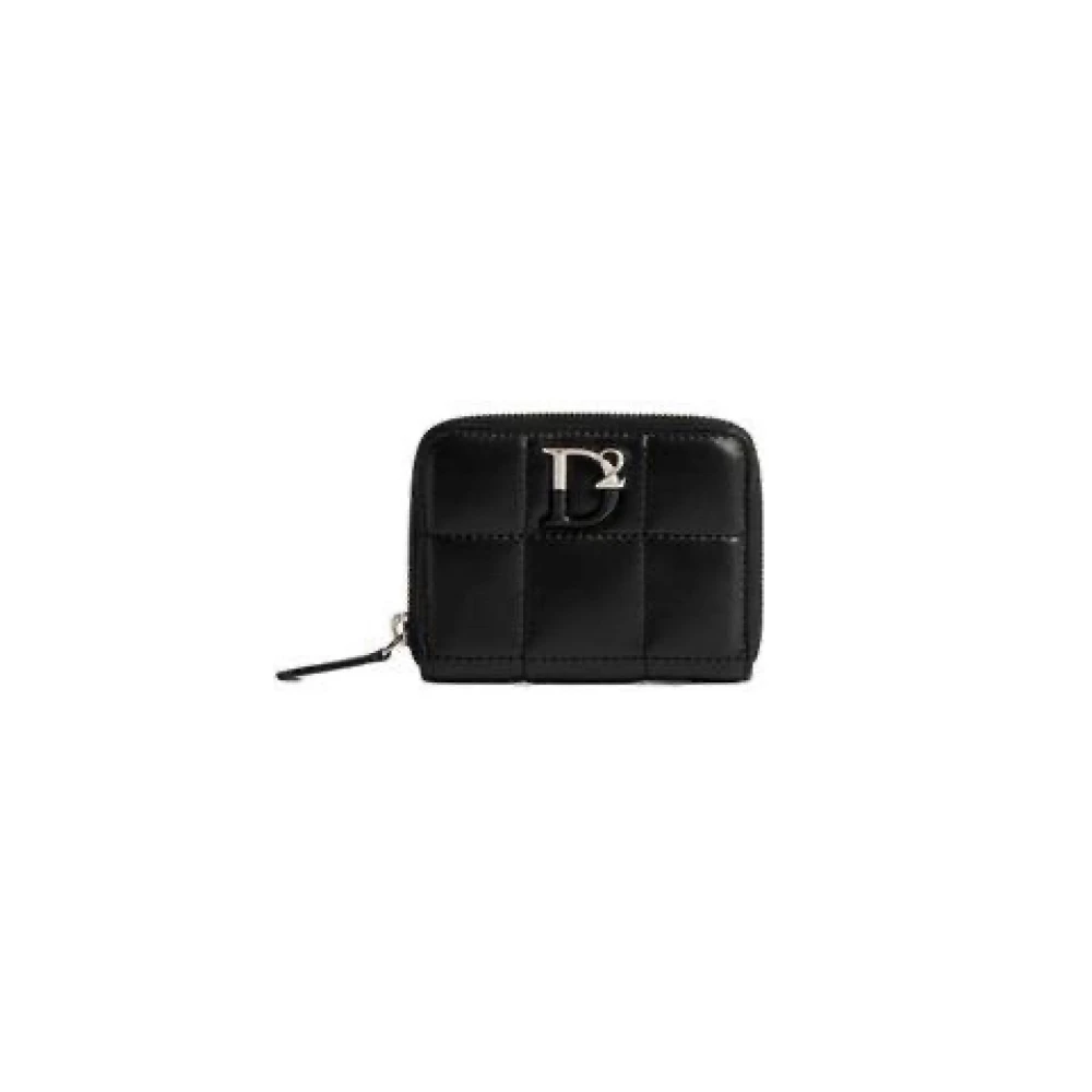 Dsquared2 Women's Black Statement Soft Wallets - Wallets & Cardholders - One Size - Accessories