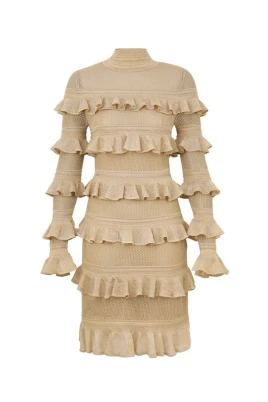 Illuminate Metallic Frill Mini