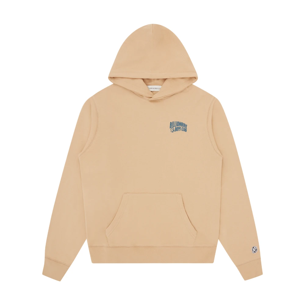 Billionaire Men's Beige Arch Logo Popover Hood