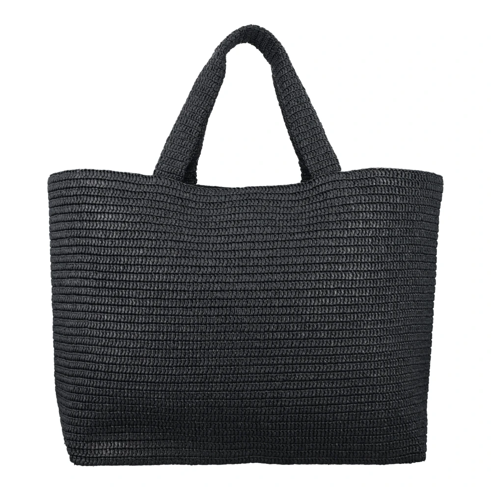Saint Laurent Zwarte Reis Tote Tas Ss24 Black Heren